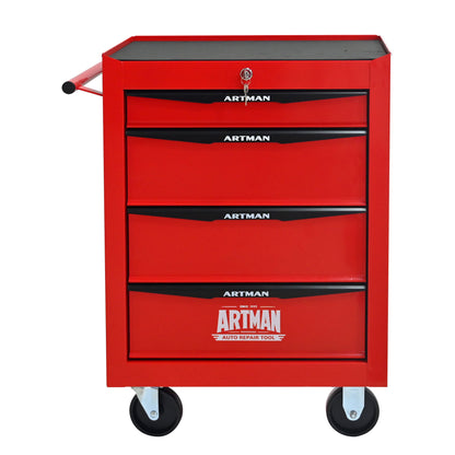 Rolling Metal Tool Chest With Drawers, Steel Storage Cabinet With Ball Bearing Slides Daily Nest