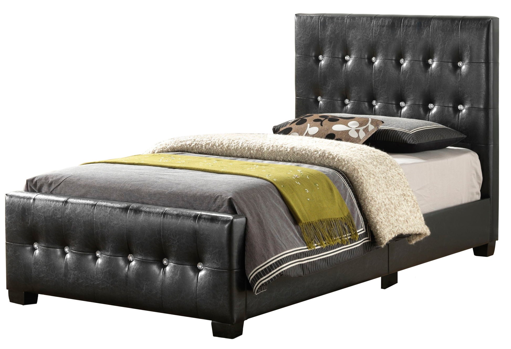 Stylish Transitional Bed Glory Furniture