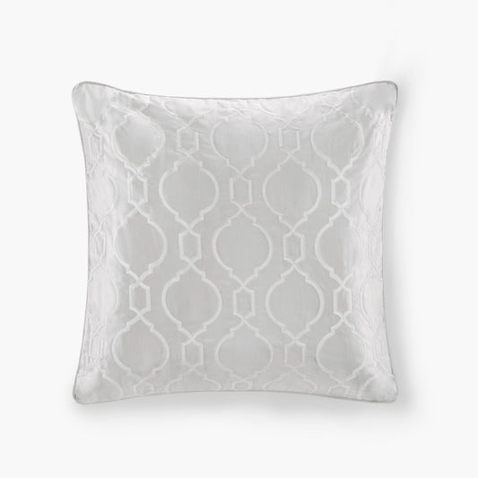 Montague - European Pillow Sham - Silver