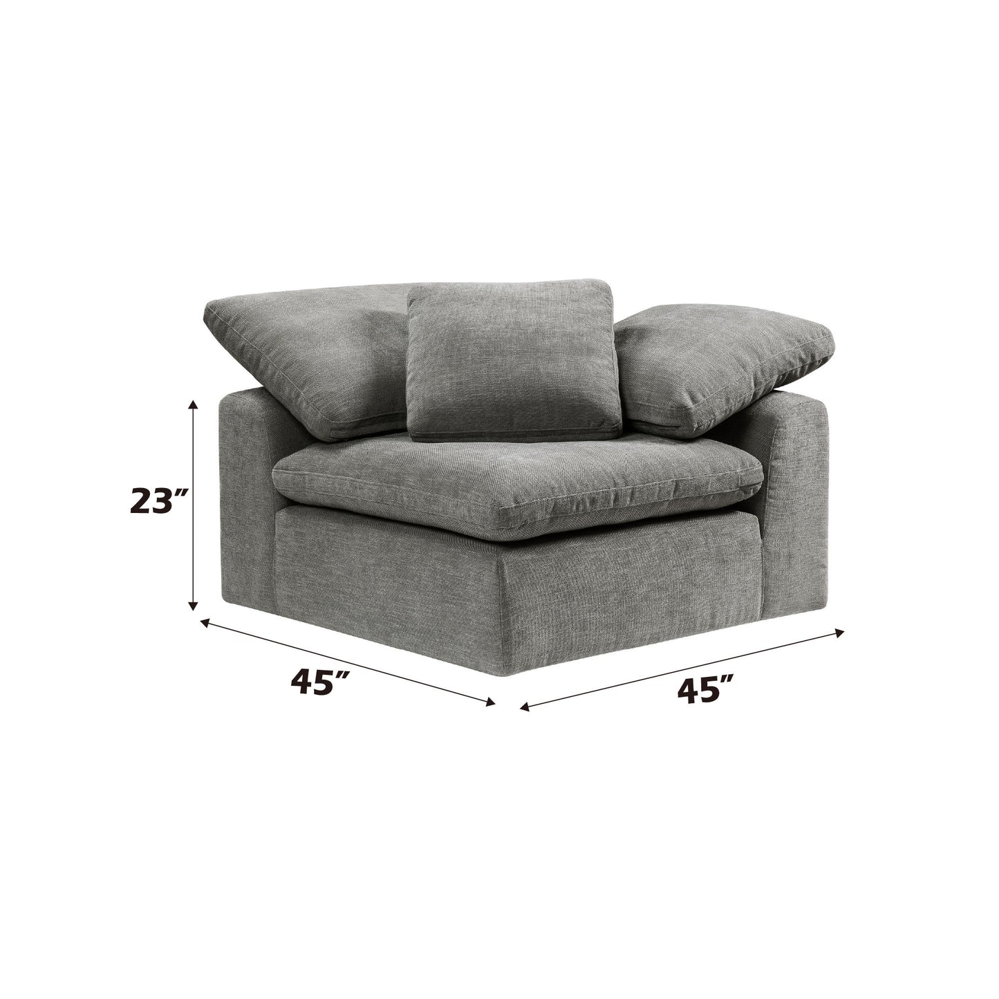 Naveen - Modular Sectional With Ottoman Acme