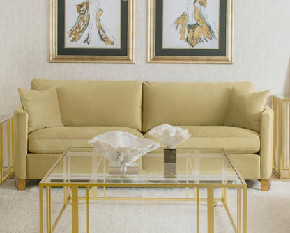Corliss - Upholstered Arched Arm Sofa CoasterElevations