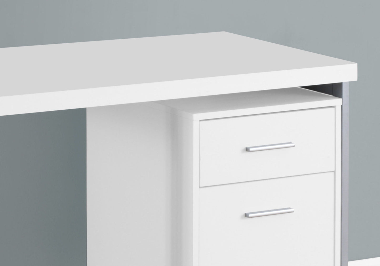 Computer Desk For Home Office, Left, Right Set - Up, Storage Drawers, Modern Design 8th Street