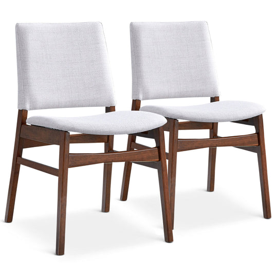 Gusto - Dining Chair (Set of 2) - Brown / Light Gray Ashcroft Furniture