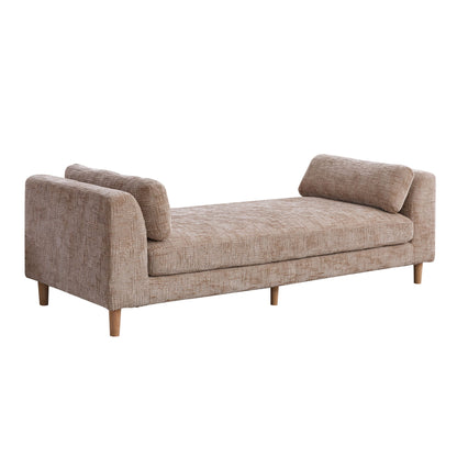 Modern Upholstered End Of Bed Bench With Armrests Home Essentials