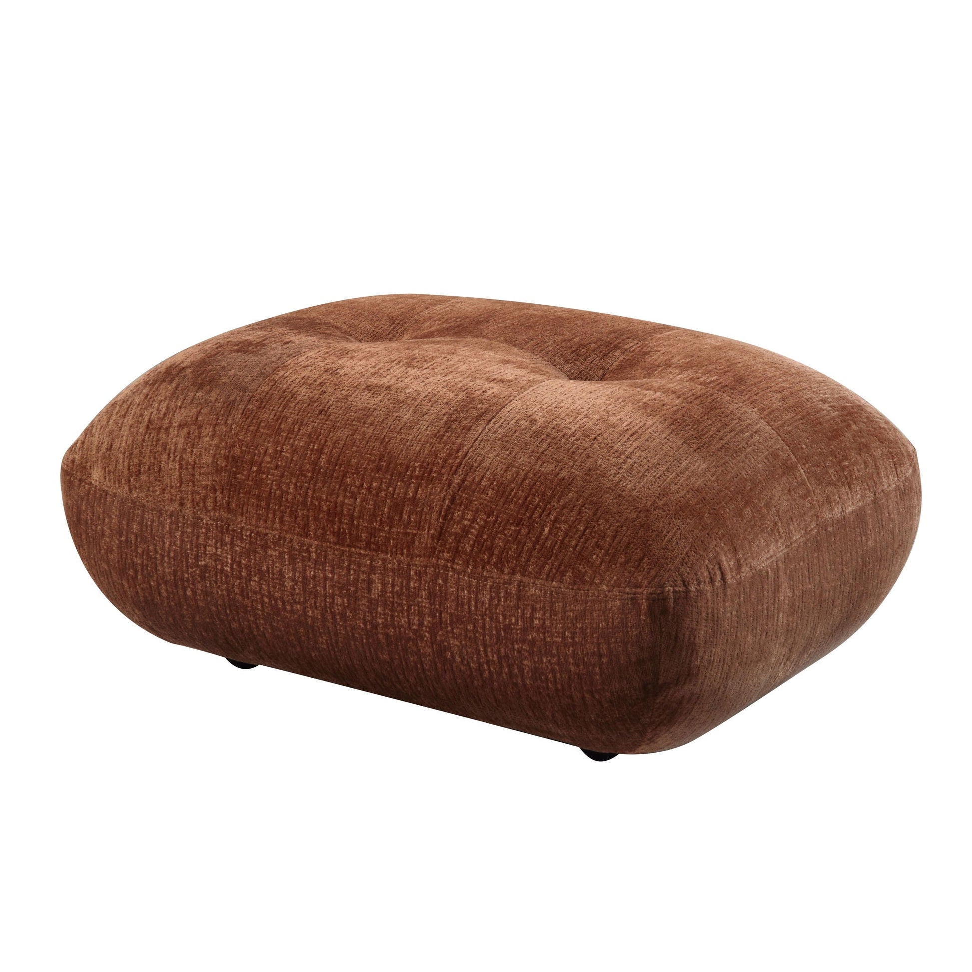 Carrick - Sandwich Mesh Ottoman - Rustic Brown Acme