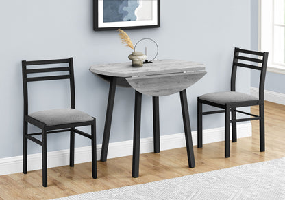 3 Pieces Dining Table Set, Small, Drop Leaf, Contemporary & Modern 8th Street