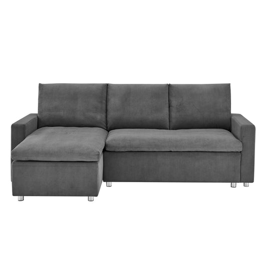 Convertible L Shaped Sleeper Sofa Bed With Reversible Chaise And Storage Home Essentials