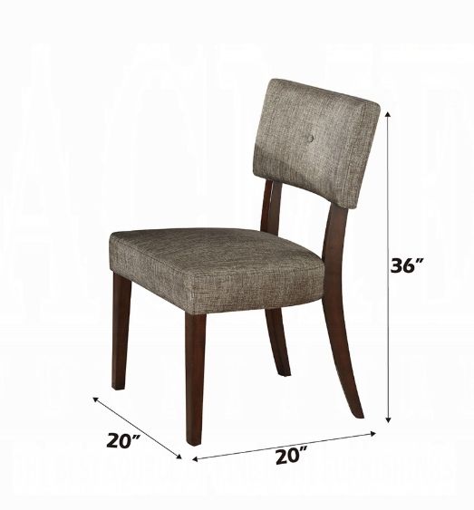 Drake - Side Chair (Set of 2) - Gray Acme
