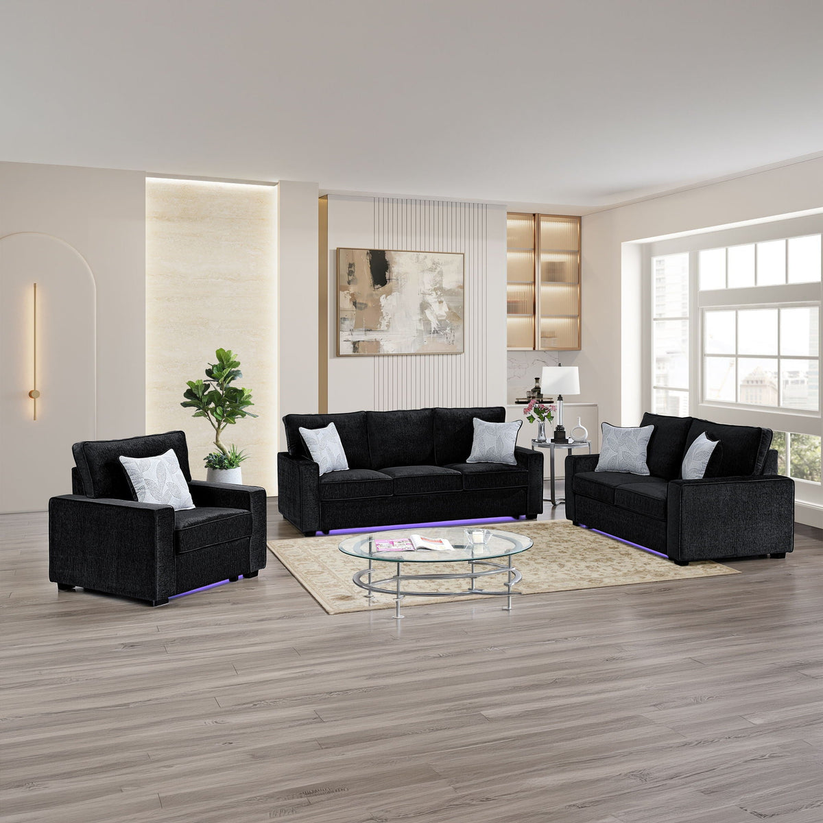 Rita - Living Room Set With LED Matrix Furniture Group
