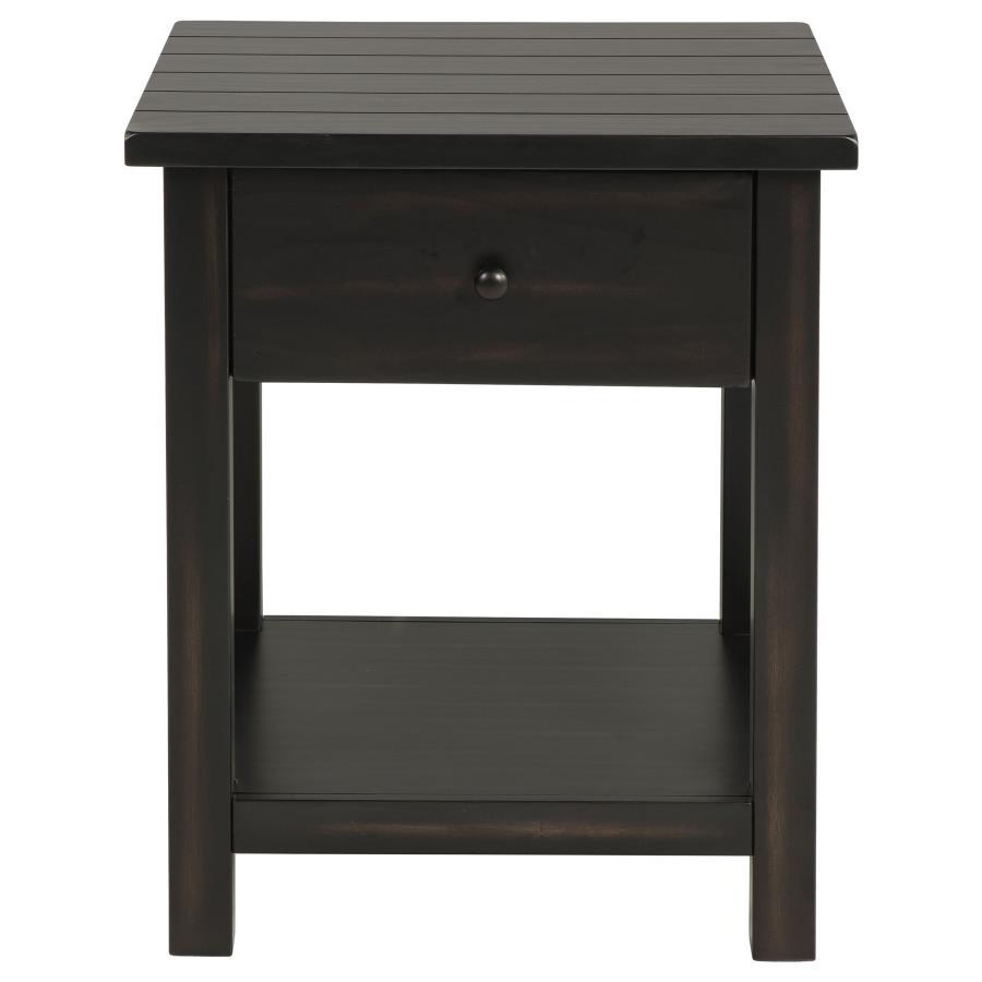 Payne - 1 Drawers Wood End Table with Shelf Coaster Fine Furniture