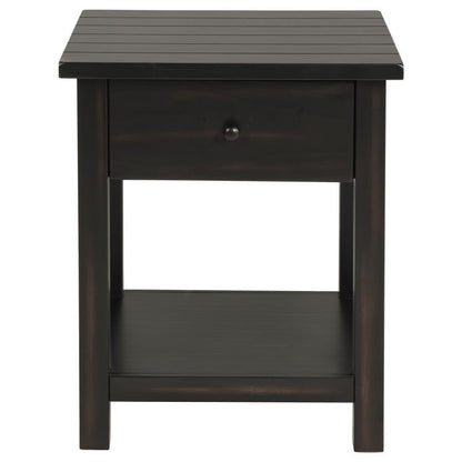 Payne - 1 Drawers Wood End Table with Shelf Coaster Fine Furniture