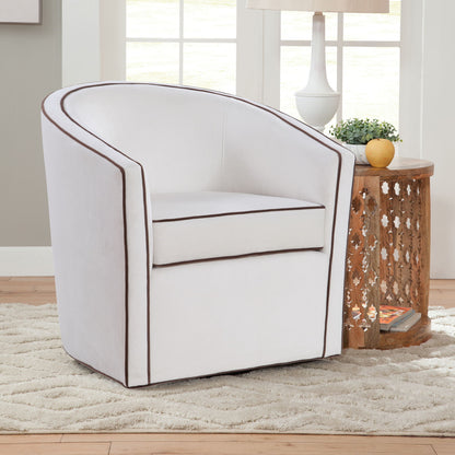 Kendall - Swivel Chair With Barrel Back Design Ridgecrest Home