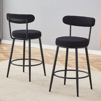 Fashionable Ergonomic High Legged Bar Chairs (Set of 2) Home Essentials