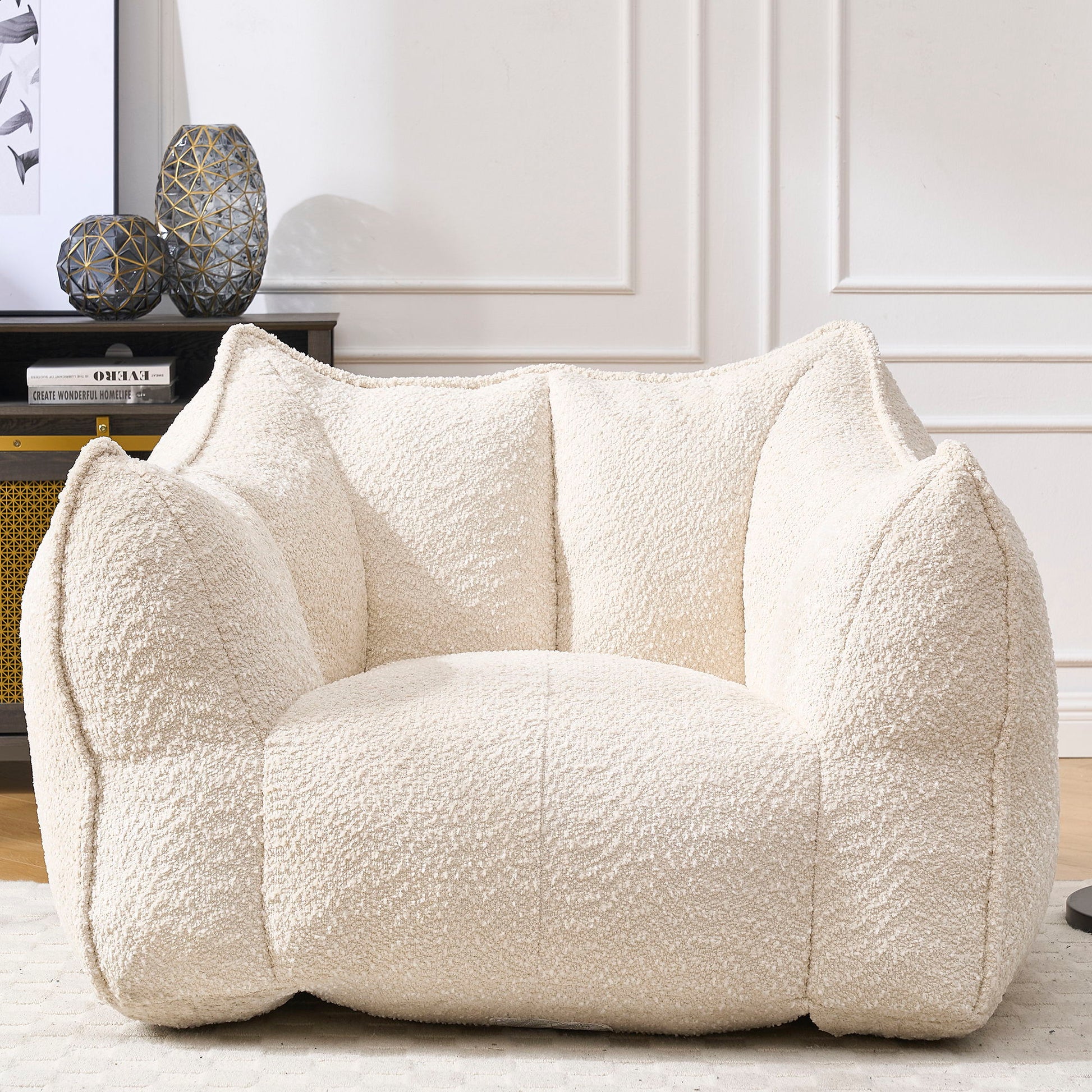 Comfortable Chenille Sofa Chairs With Highly Resilient Foam For Living Rooms And Bedrooms Home Essentials