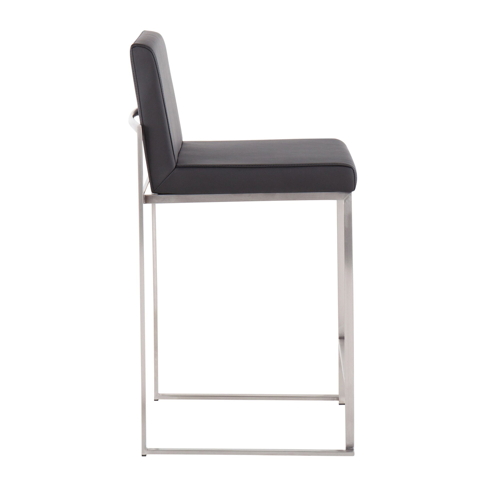 Fuji - Contemporary High Back Counter Stool, Functional Design Lumi Source