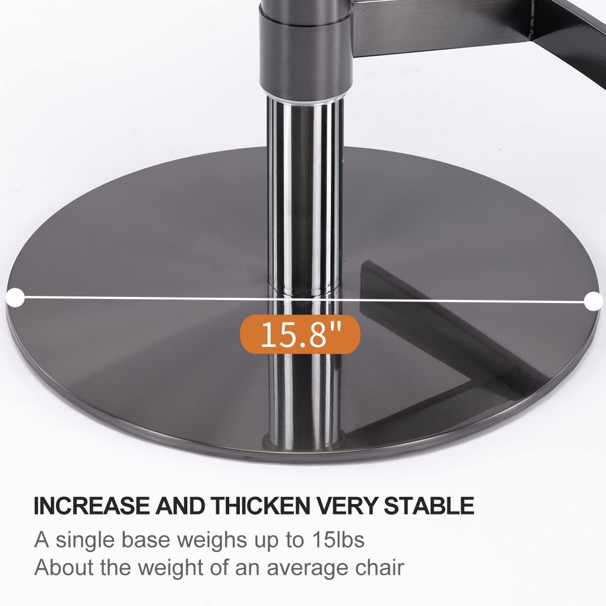Titanium Stainless Steel Bar Stool, Grade Modern Leather Bar Chair With Backrest, Swivel Adjustable Height For Kitchen Counter And Dining Room Home Essentials