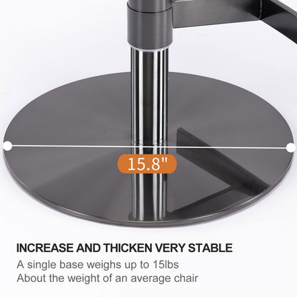 Titanium Stainless Steel Bar Stool, Grade Modern Leather Bar Chair With Backrest, Swivel Adjustable Height For Kitchen Counter And Dining Room Home Essentials