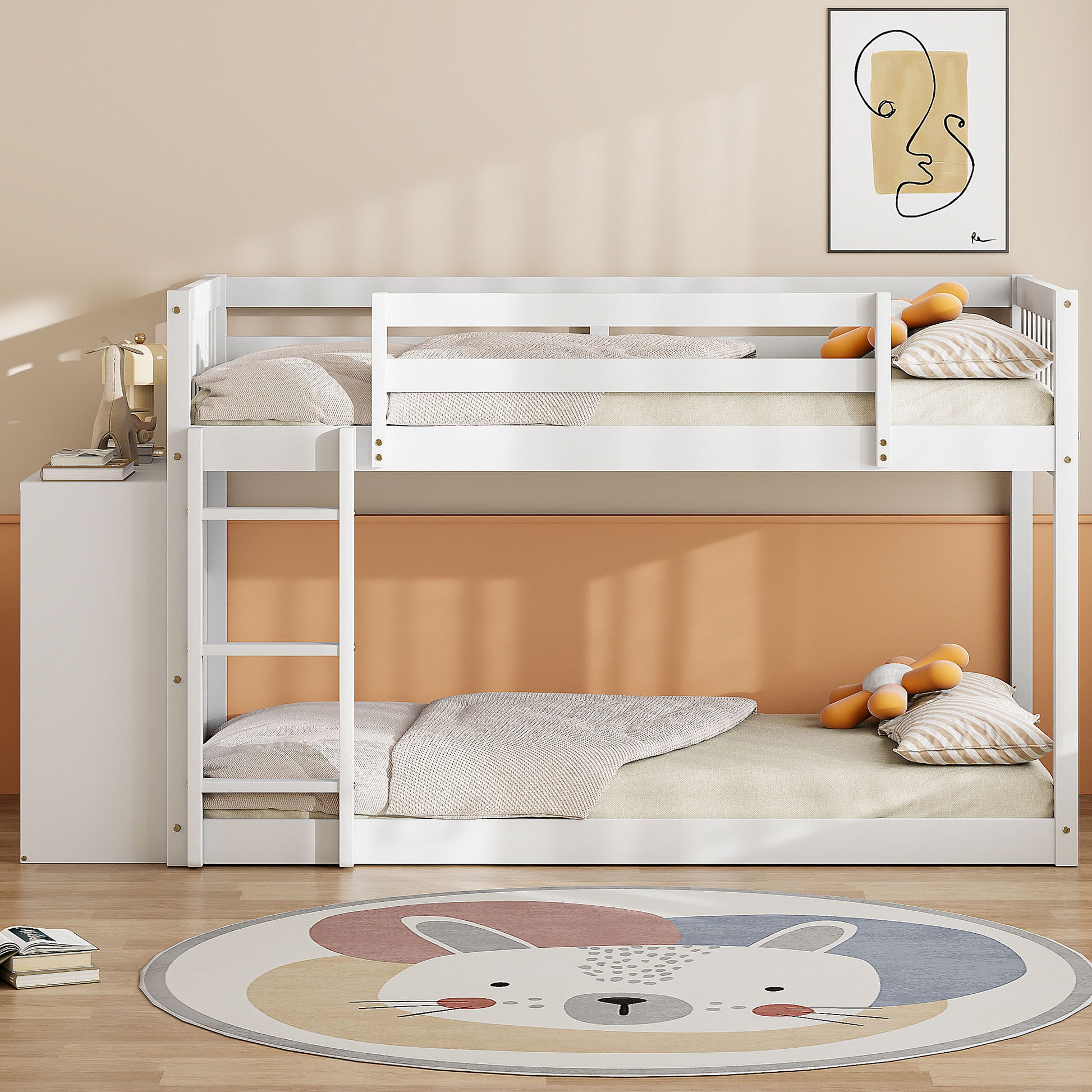 Bunk Bed With 4 Drawers And 3 Shelves DreamHaus