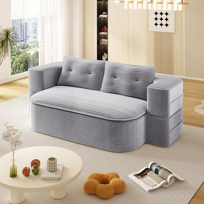 Convertible Floor Sofa Bed With Multi Functional Blanket Home Essentials