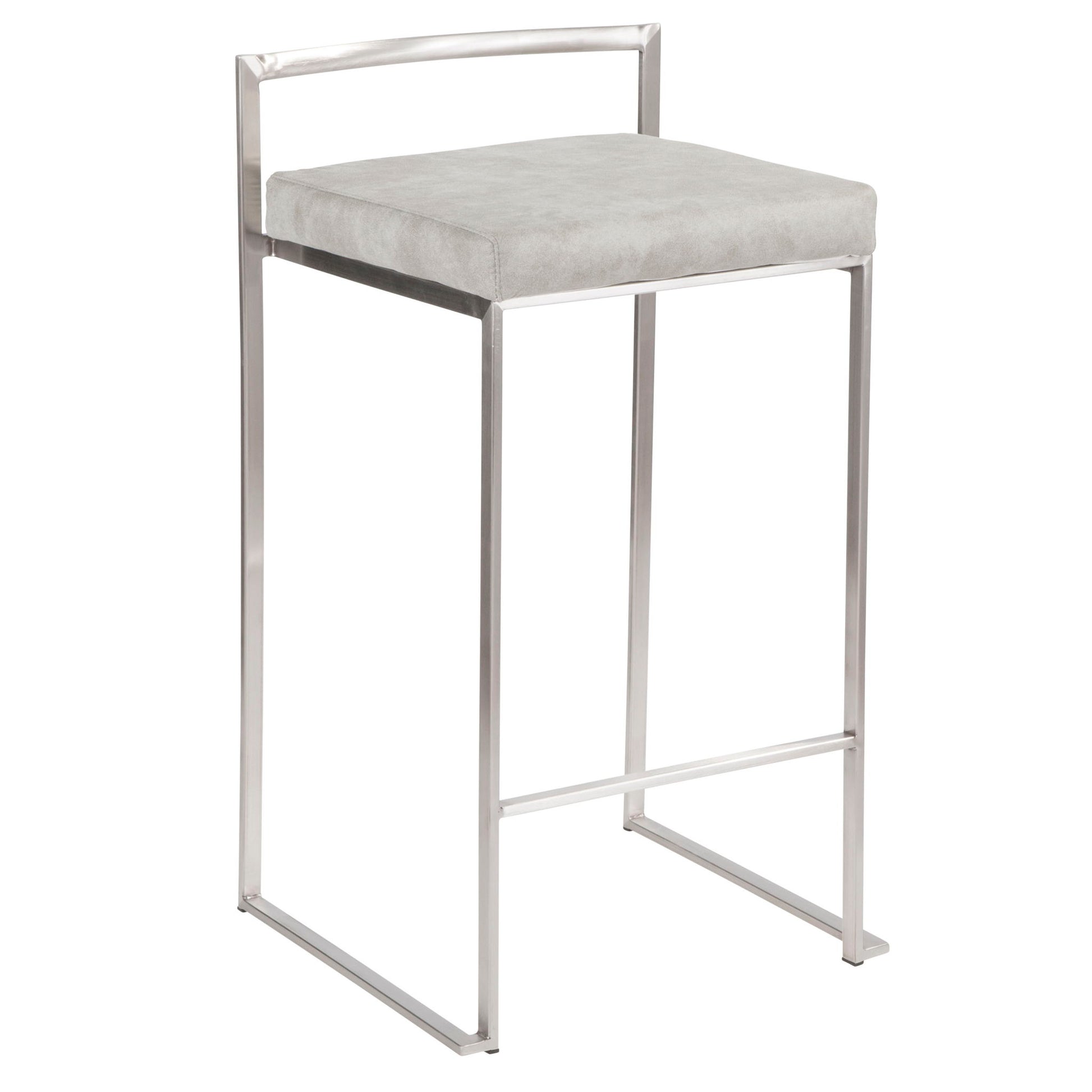 Fuji - Contemporary Elegant Stackable Counter Stool Set Lumi Source