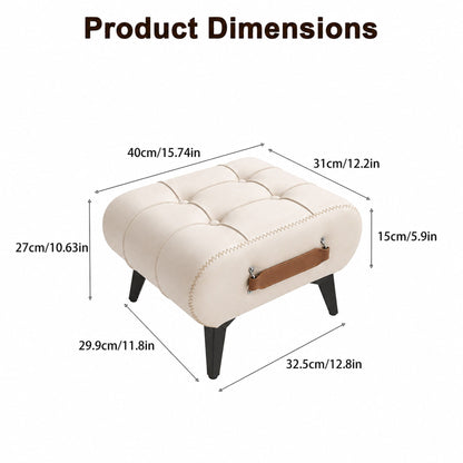 Minimalist Footstool With Hidden Storage Home Essentials