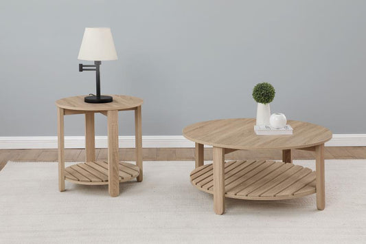 Fowler - Round Coffee Table Set Coaster Fine Furniture
