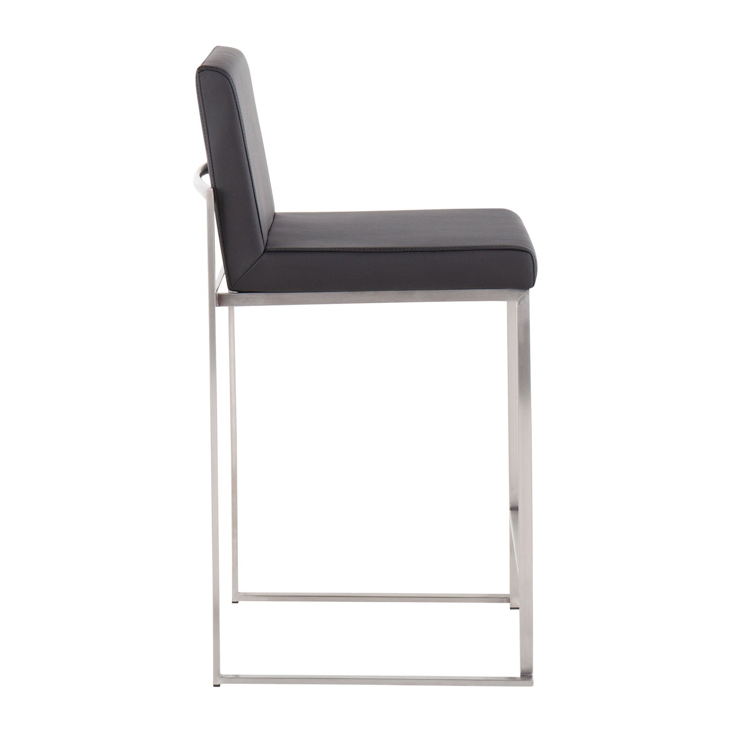 Fuji - Contemporary High Back Counter Stool, Functional Design Lumi Source