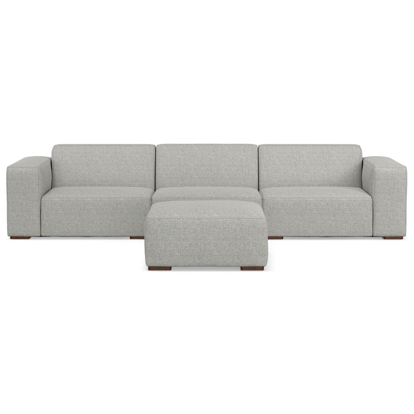 Rex - Handcrafted Sectional Sofa And Ottoman Simpli-Home