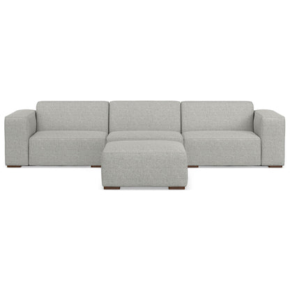 Rex - Handcrafted Sectional Sofa And Ottoman Simpli-Home