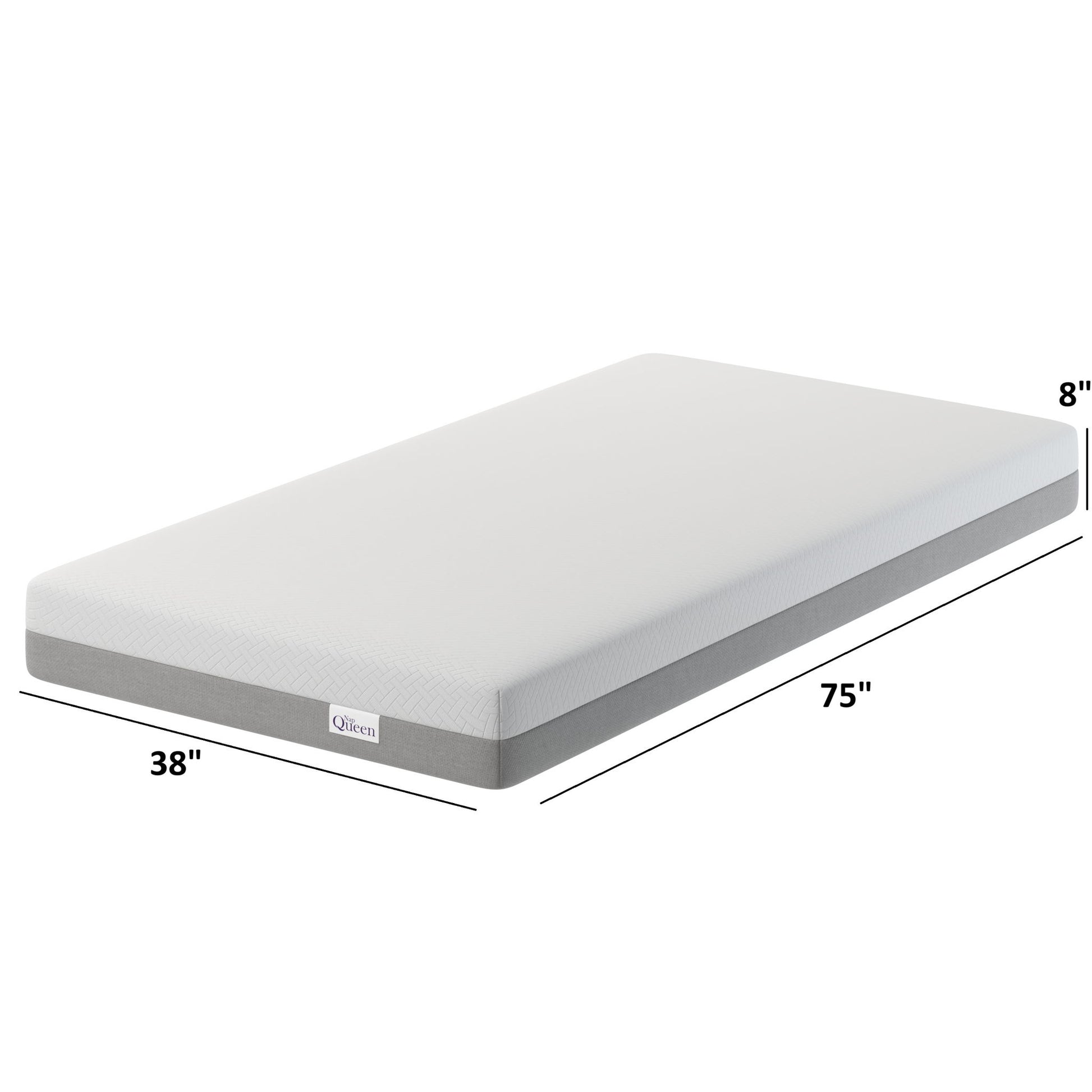 8" Memory Foam Mattress With Adaptive Foam Support And Breathable Cover Daily Nest
