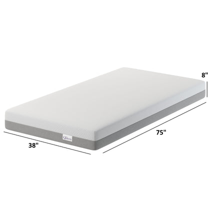 8" Memory Foam Mattress With Adaptive Foam Support And Breathable Cover Daily Nest