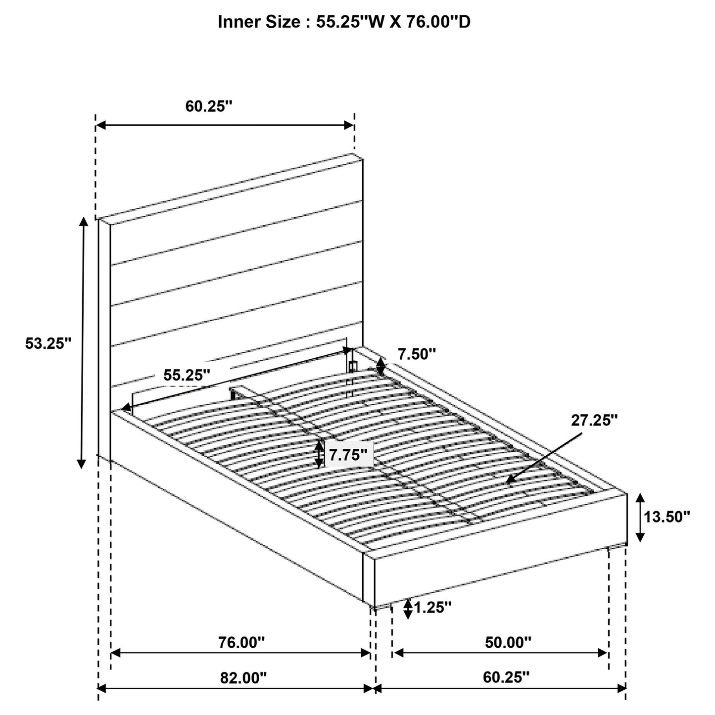 Dulcey - Bedroom Set With Modern Tufted Headboard Furniture Max