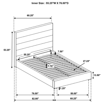 Dulcey - Bedroom Set With Modern Tufted Headboard Furniture Max