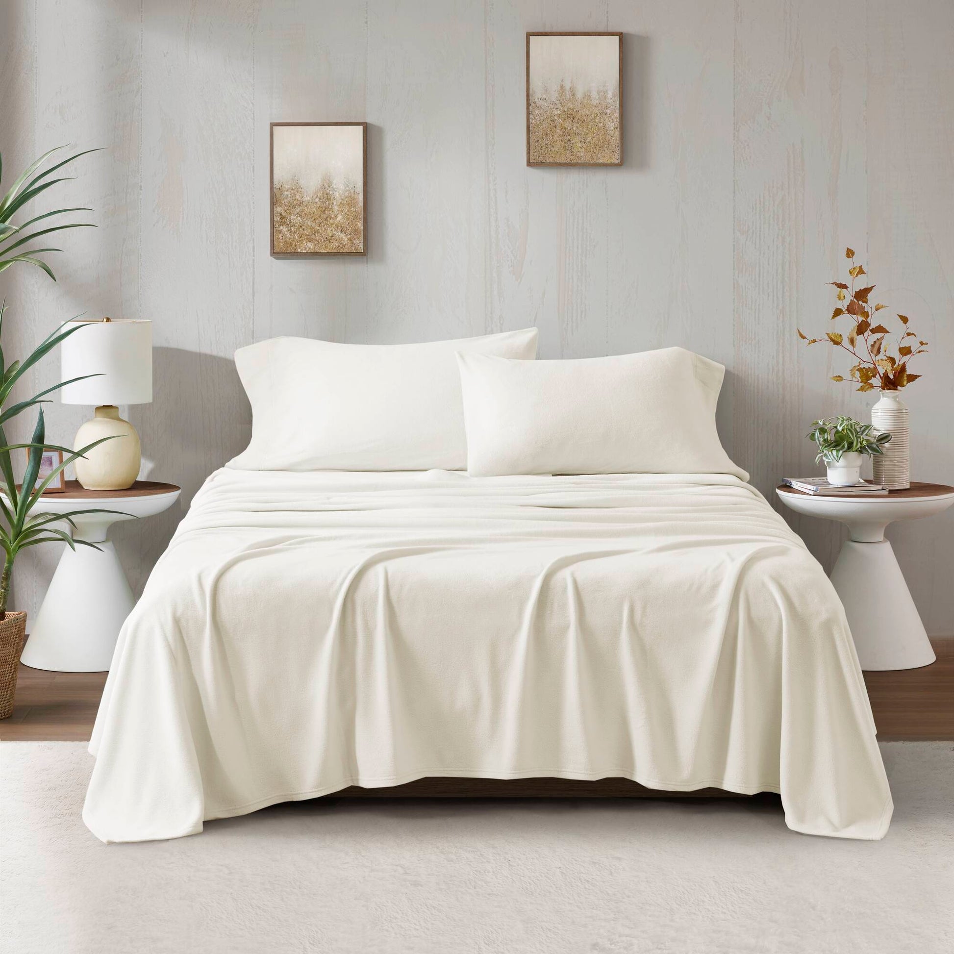Queen Sheet Set - Ivory True North by Sleep Philosophy