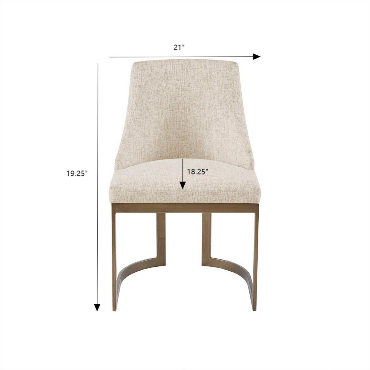 Contemporary Modern Accent Dining Chairs (Set of 2) JLA