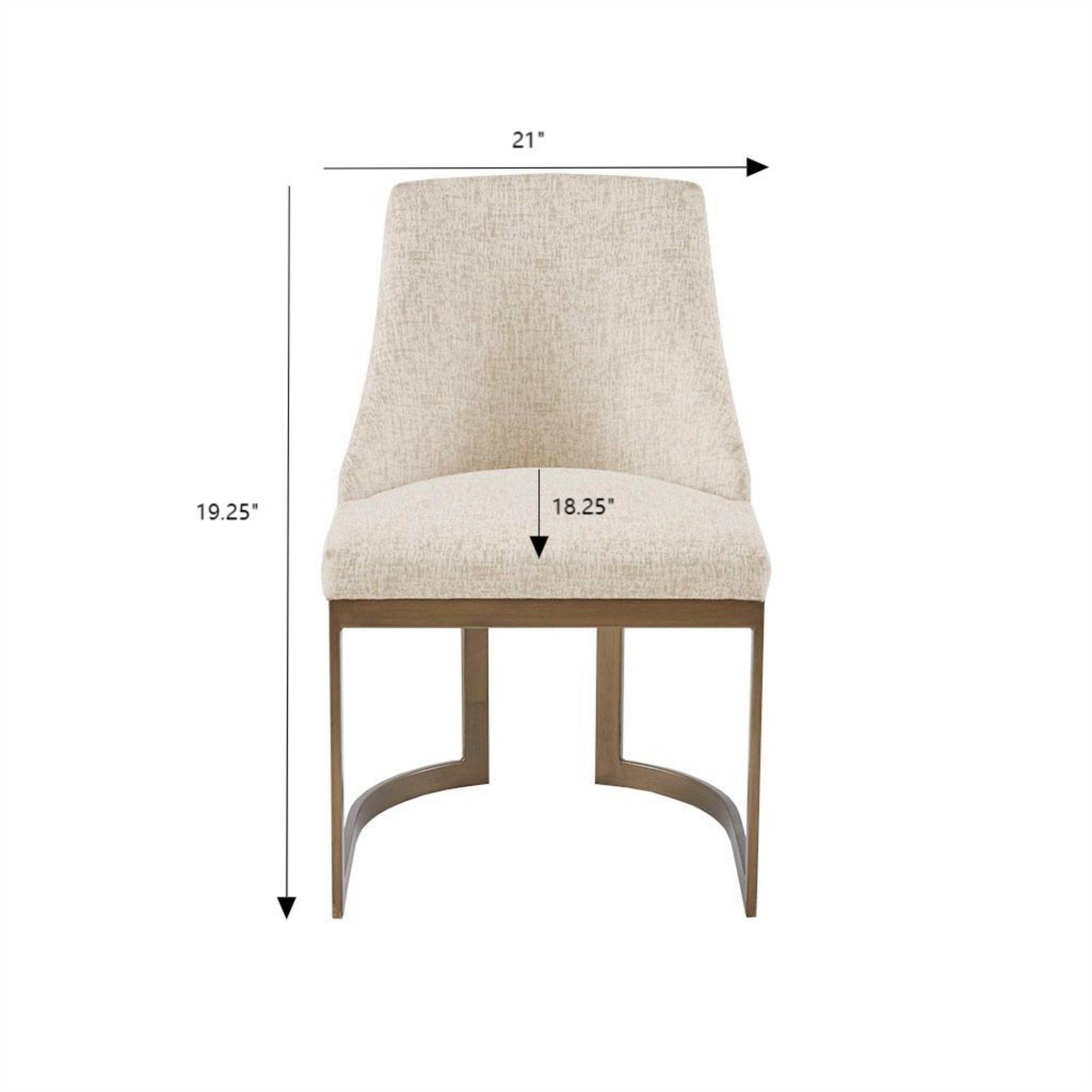 Contemporary Modern Accent Dining Chairs (Set of 2) JLA