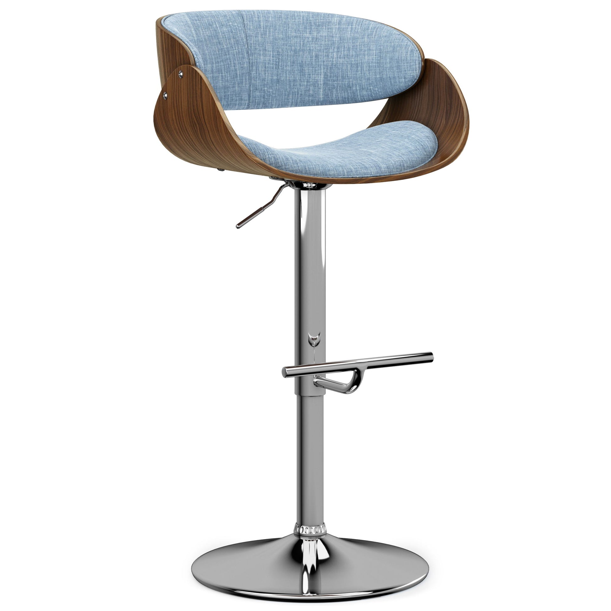 Amery - Mid Century Modern Adjustable Swivel Bar Stool Simpli-Home