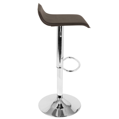 Ale - Contemporary Adjustable Barstool (Set of 2) Lumi Source