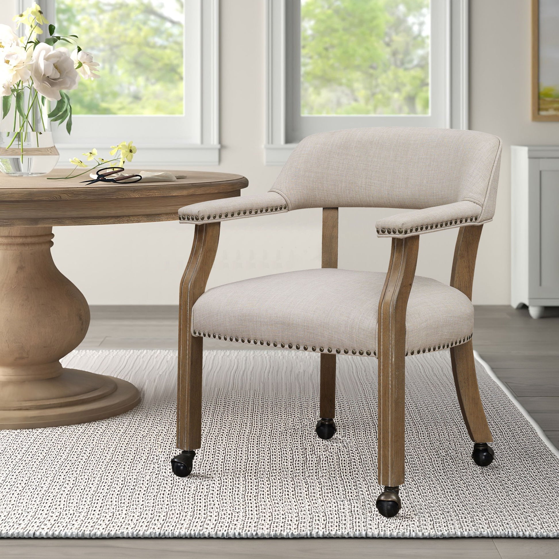 Monroe - Dining And Game Chair - Beige Home Essentials