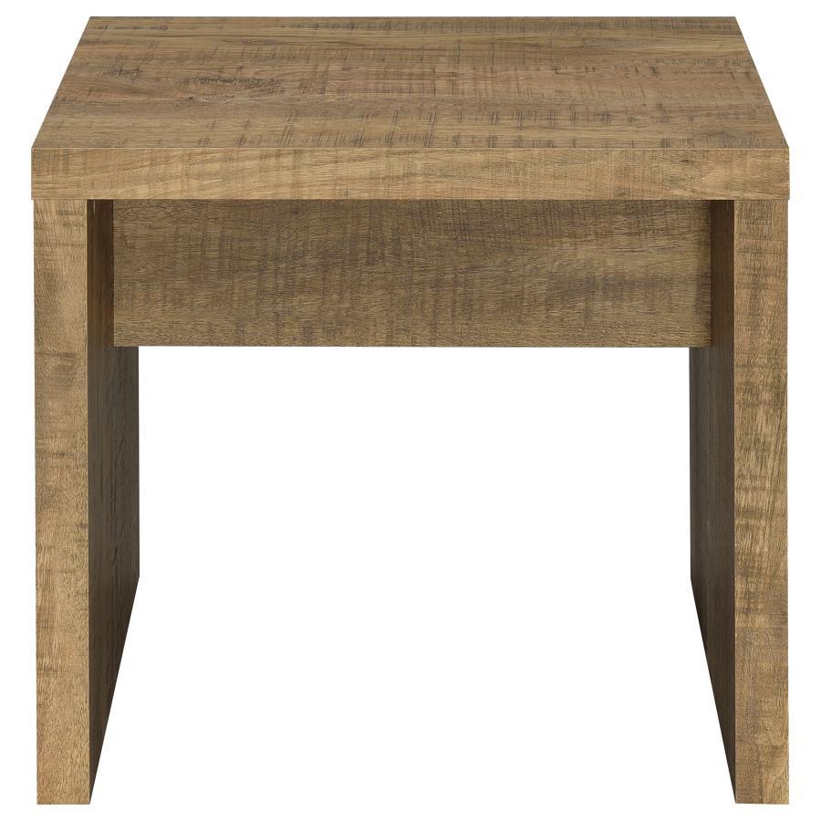 Lynette - Square Engineered Wood End Table - Mango