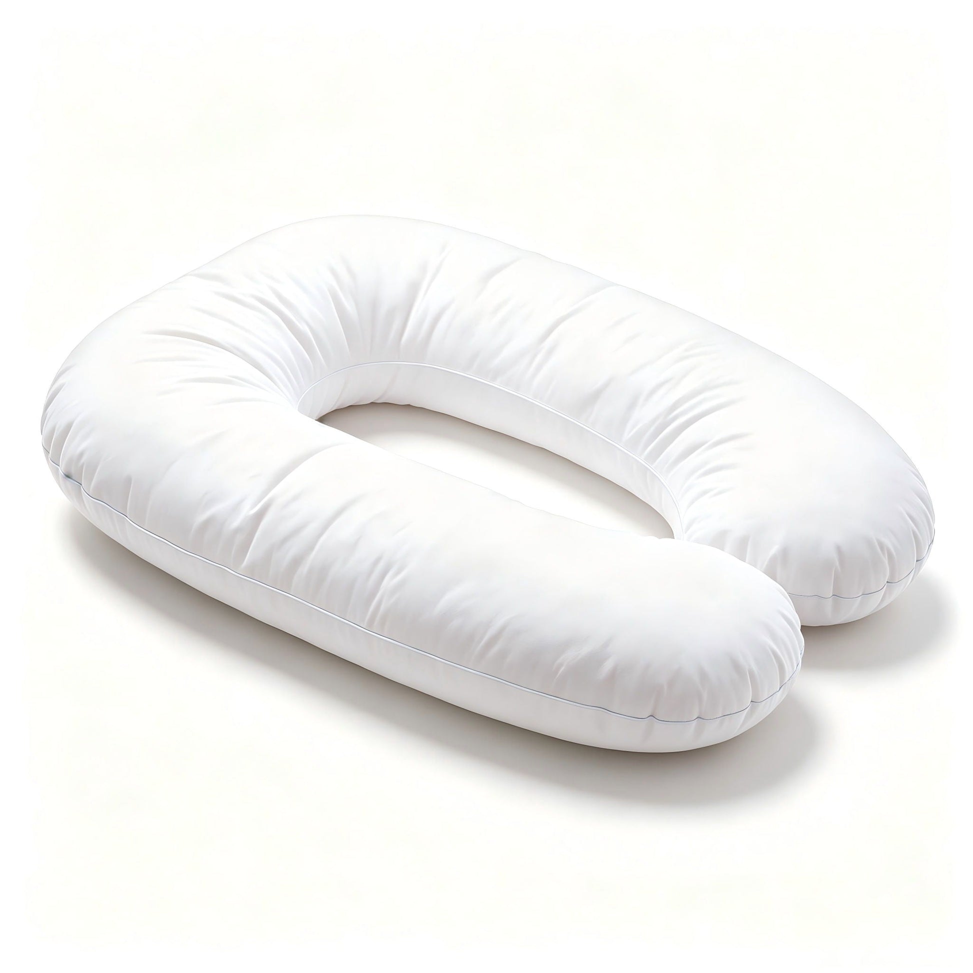 U - Shape Pregnancy Body Pillow For Side Sleeper Support - White US Pride