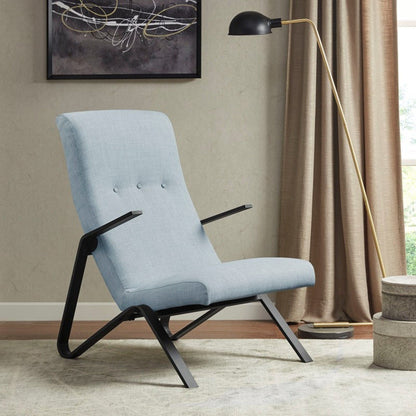 Manhattan - Accent Chair With High Back Support - Light Blue JLA