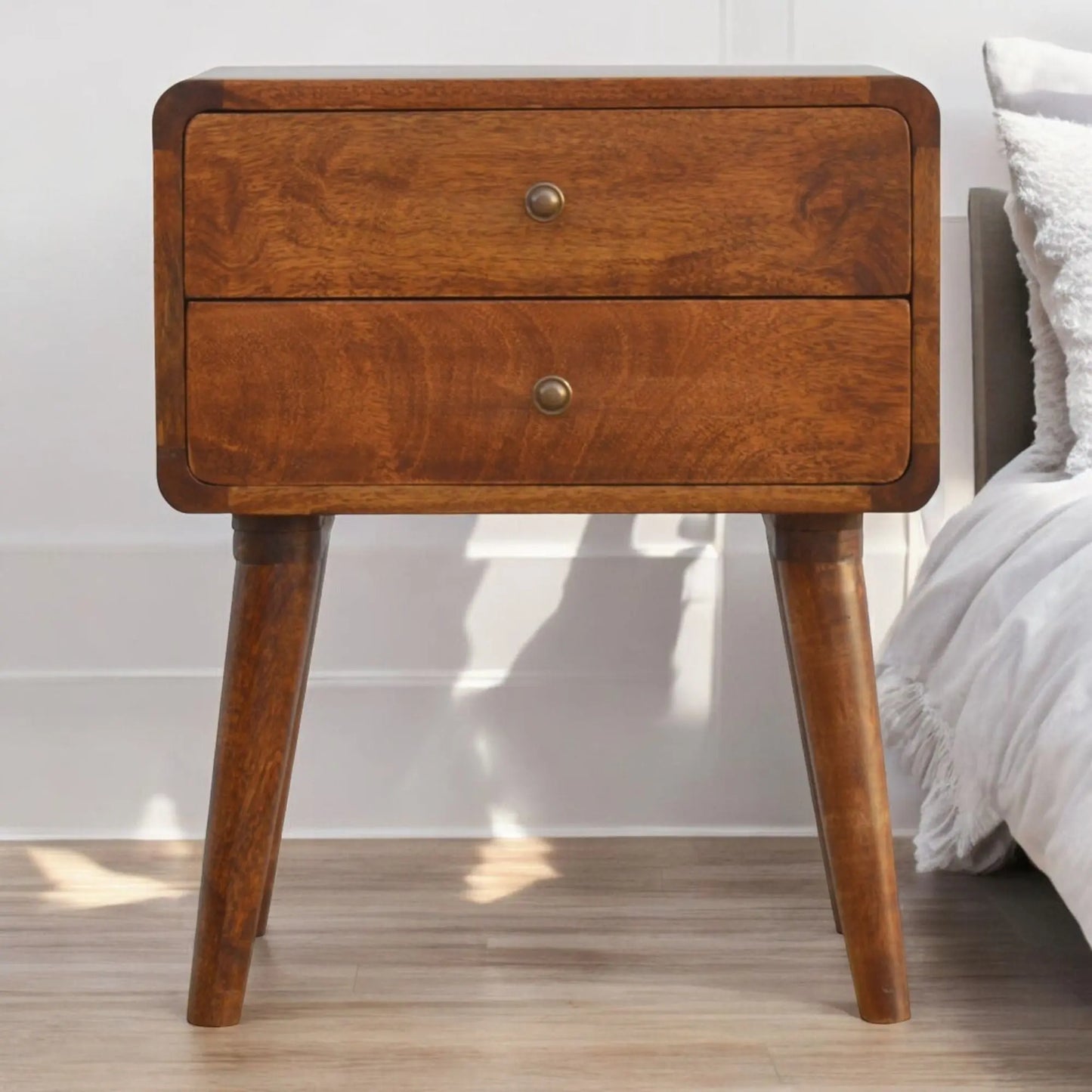 Curved Nightstand Artisan Furniture