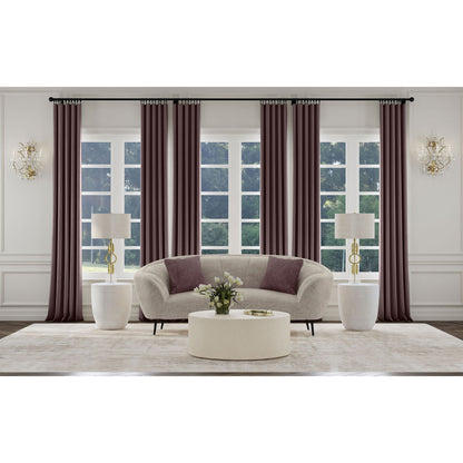Saanich - Upholstered Curved With Plump Accent Pillows - Beige Furniture Max