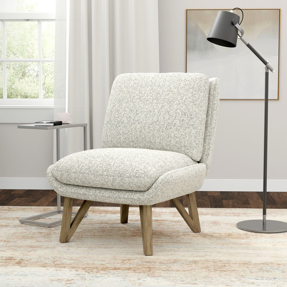 Armless Accent Chair Emerald Home