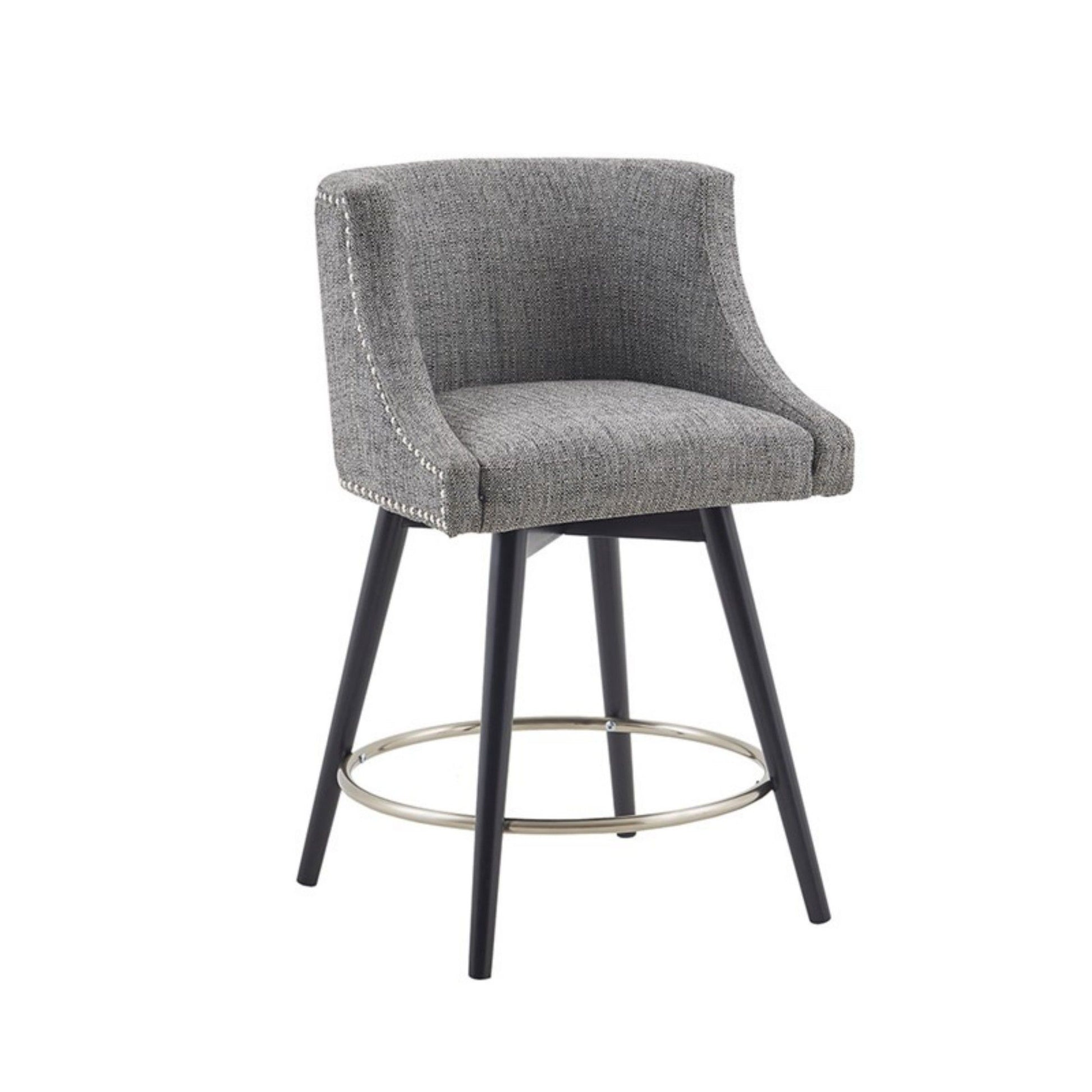 Mateo - Swivel Counter Stool - Gray JLA