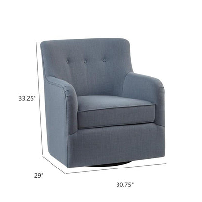 Adele - Swivel Chair With Button Tufted Back JLA