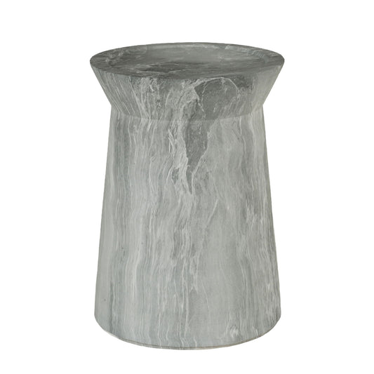 Round Outdoor End Table - Marble Home Essentials