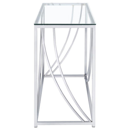 Lille - Glass Top Entryway Sofa Console Table Accents CoasterEssence