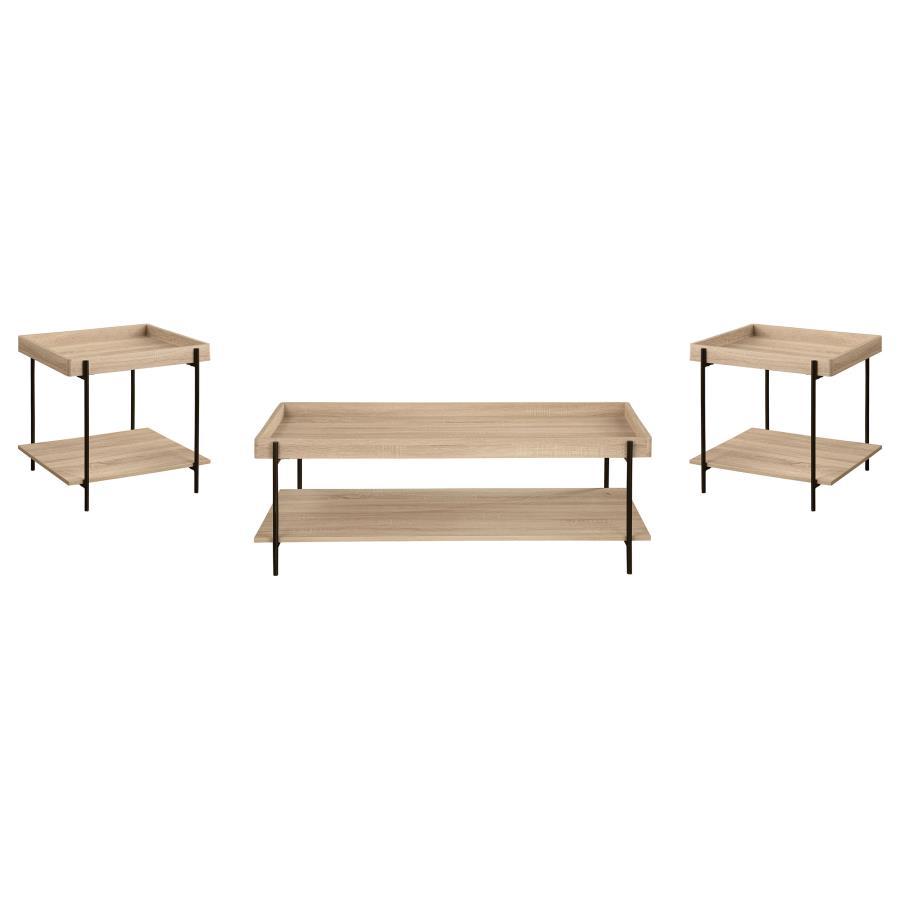 Fallon - Rectangular Coffee Table Set Coaster Fine Furniture